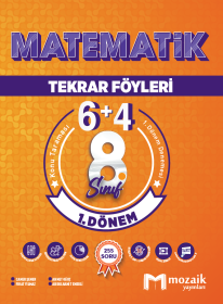 8. Sınıf Matematik- Tam Tekrar Föyleri - MOZAİK YAYINLARI - 2024